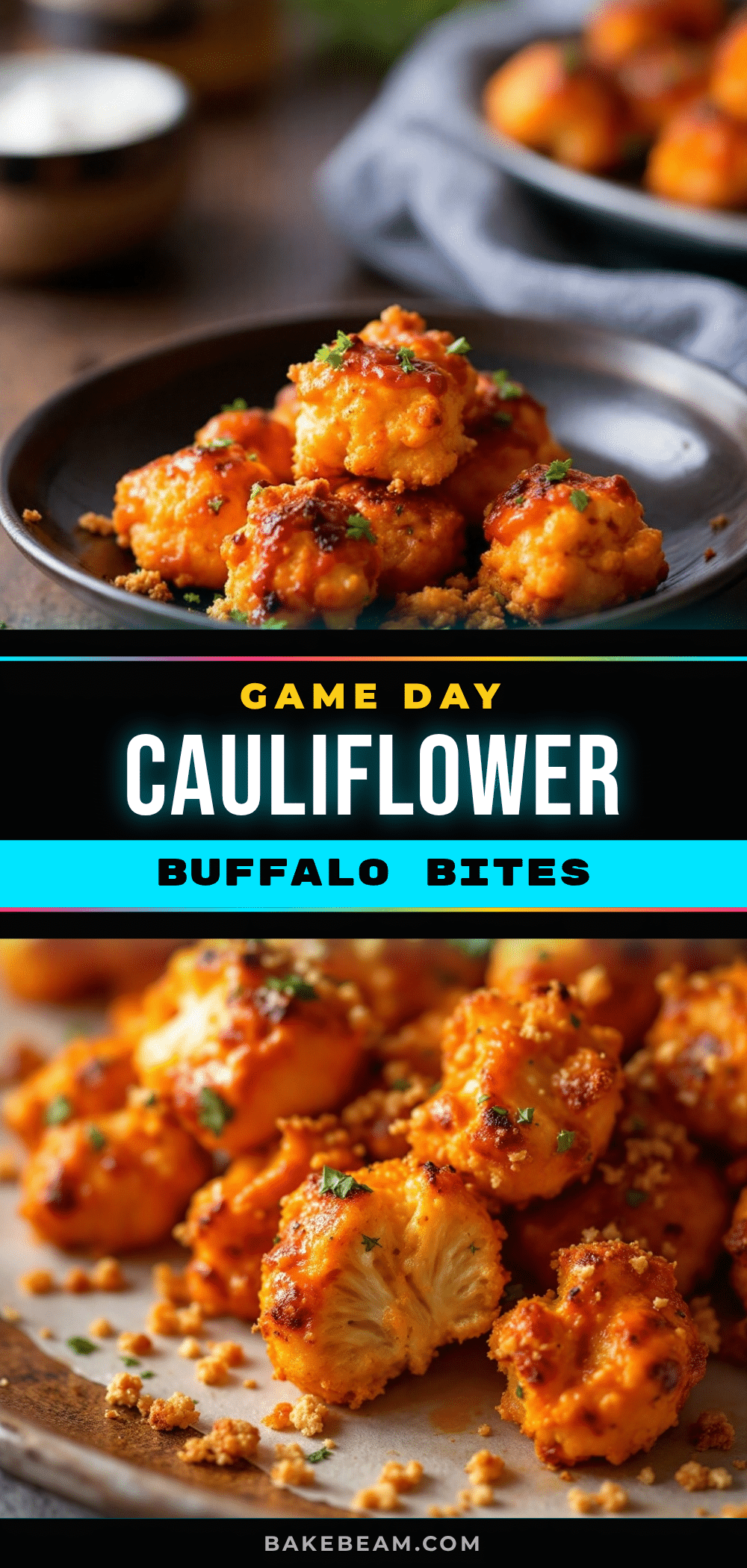 crispy buffalo cauliflower bites recipe