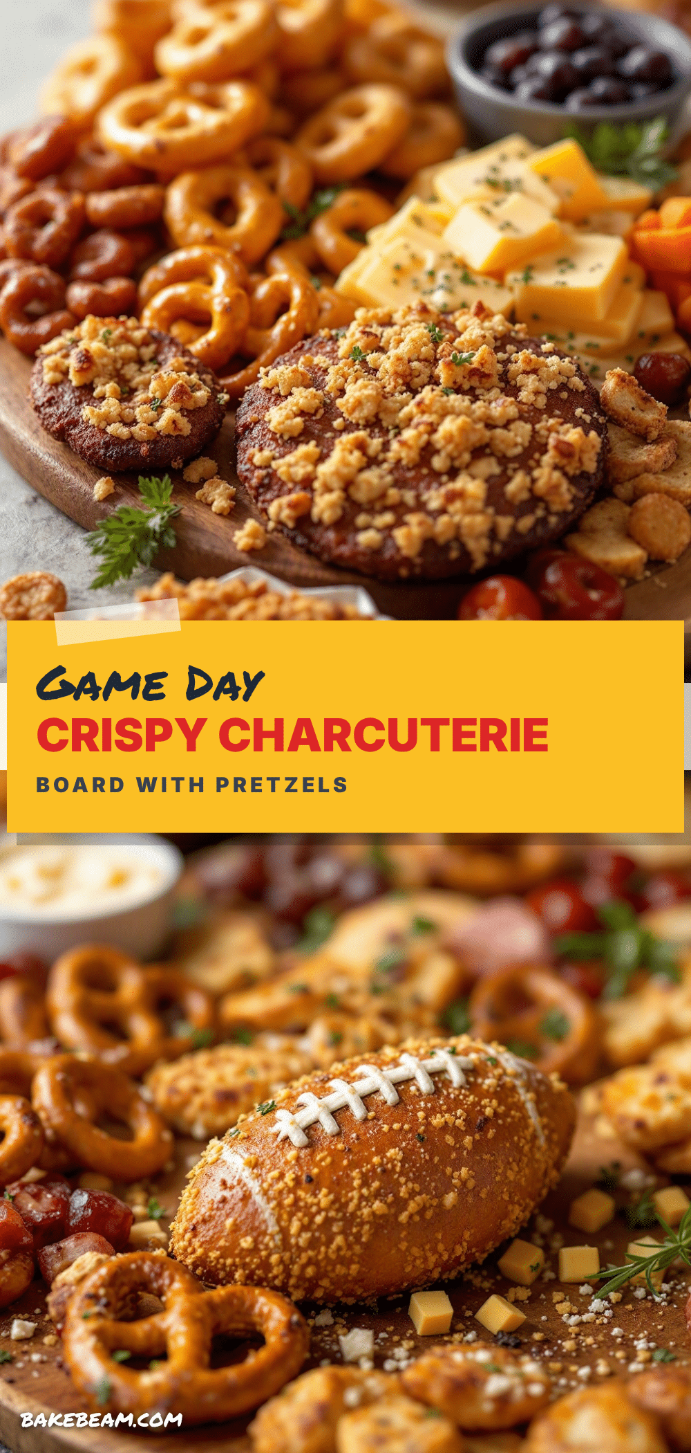 crispy football charcuterie board recipe