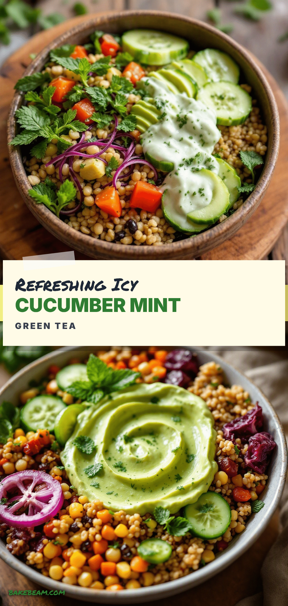 cucumber mint green tea cooler recipe