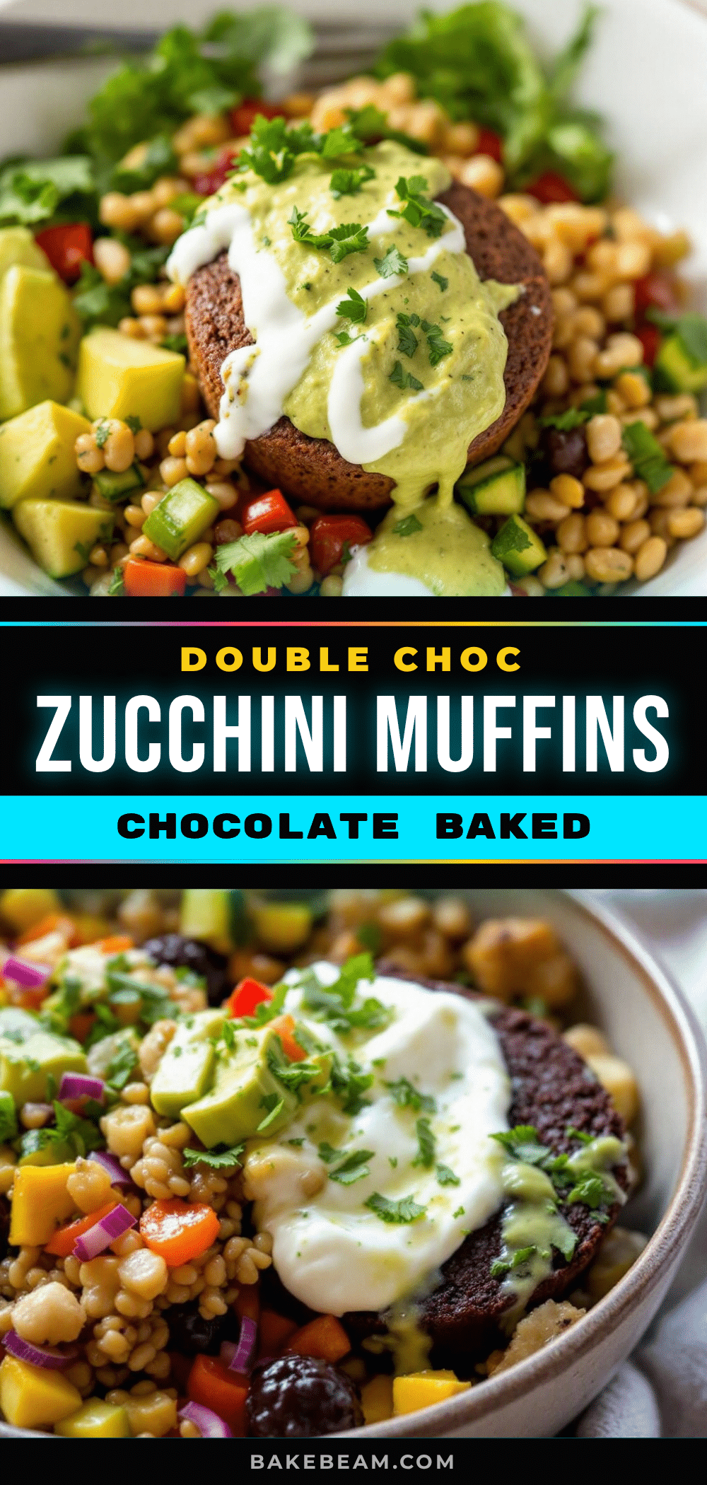 double chocolate zucchini muffins recipe