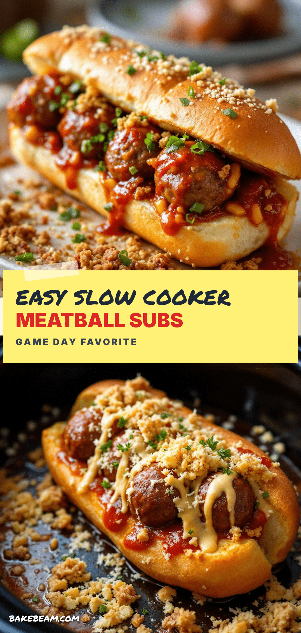 easy crockpot meatball subs recipe