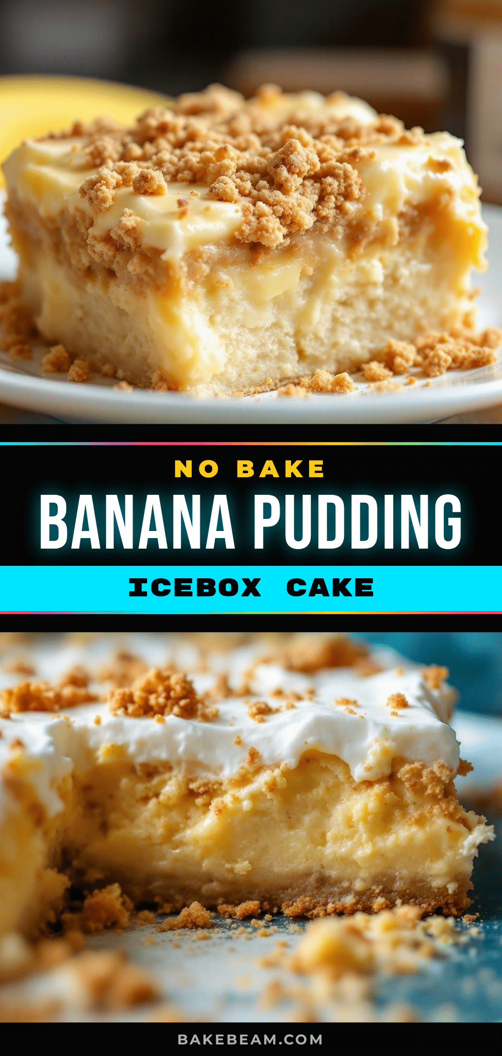 easy no-bake banana pudding icebox cake recipe
