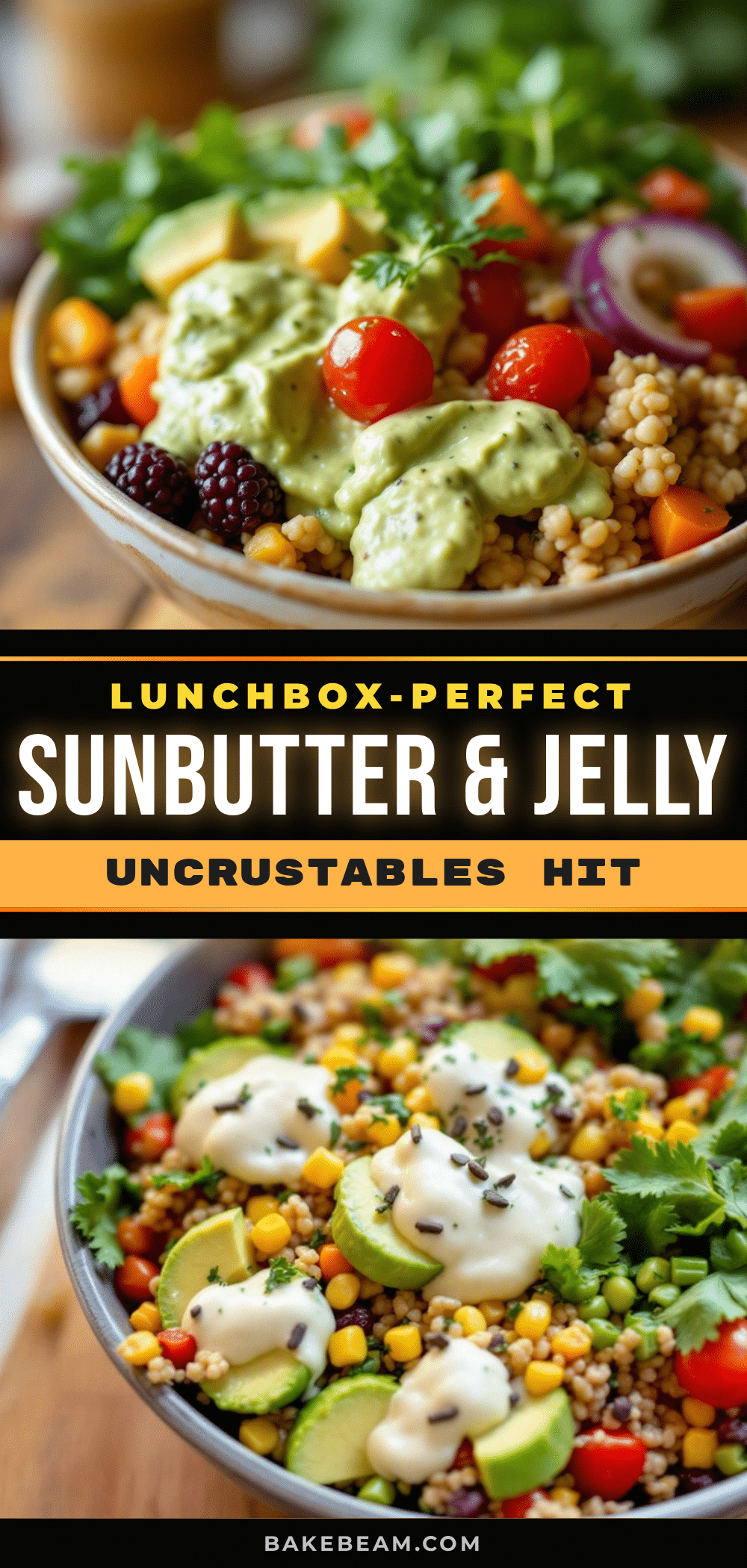 Easy Sunbutter and Jelly Uncrustables recipe