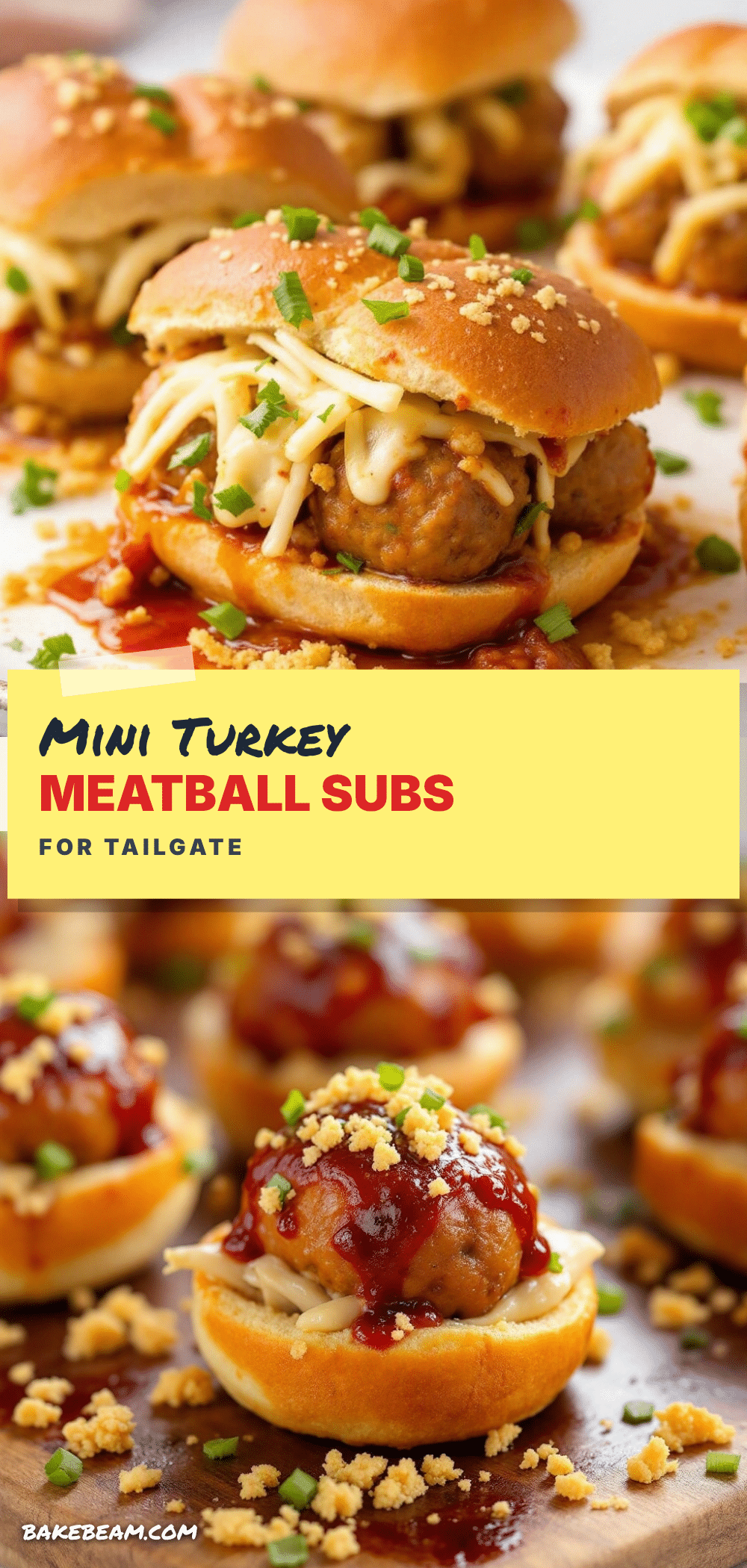 mini turkey meatball subs recipe