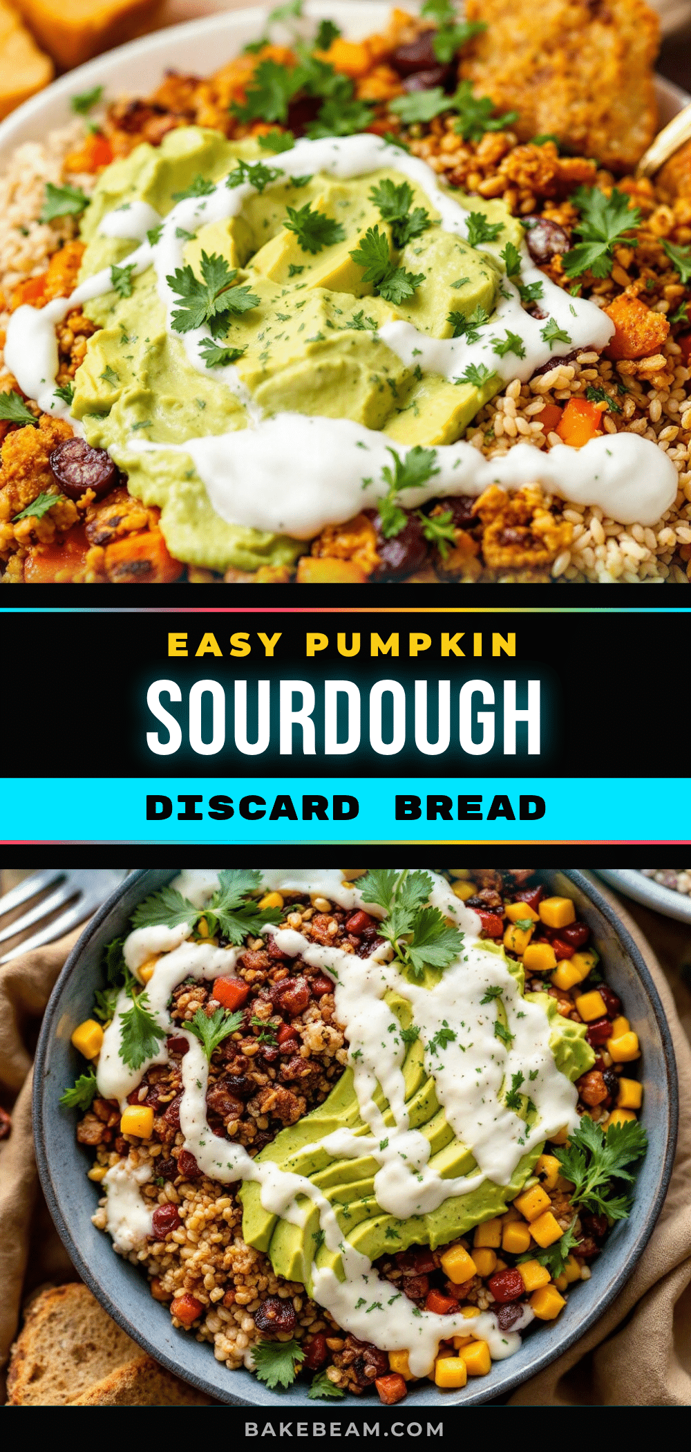 pumpkin spice sourdough discard bread recipe