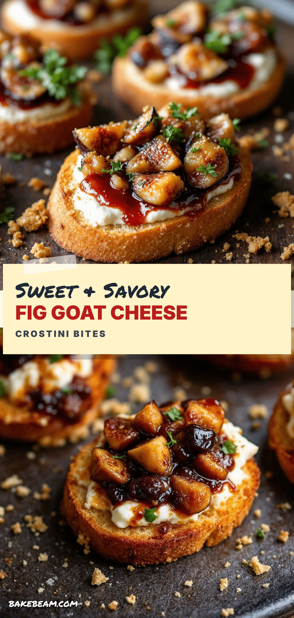 roasted fig and goat cheese crostini recipe