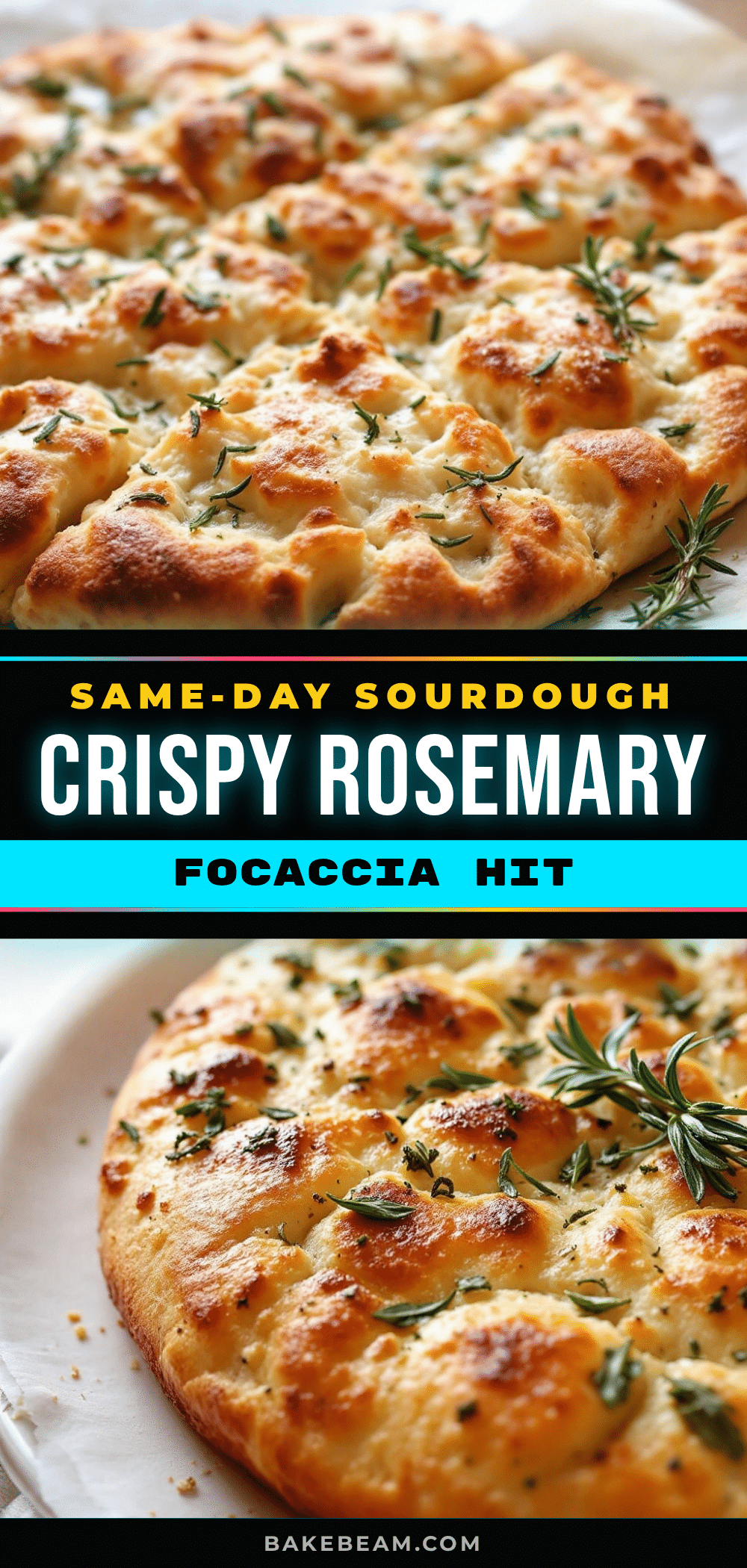 same-day sourdough focaccia recipe