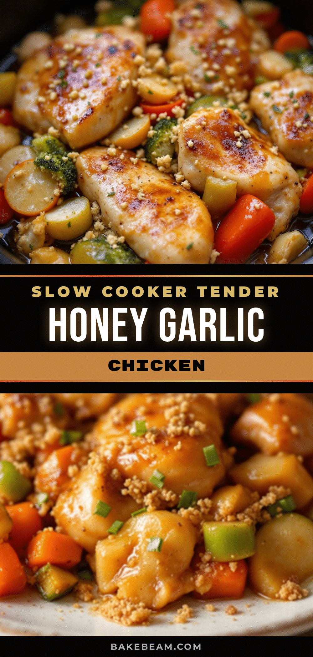 slow cooker honey garlic chicken recipe
