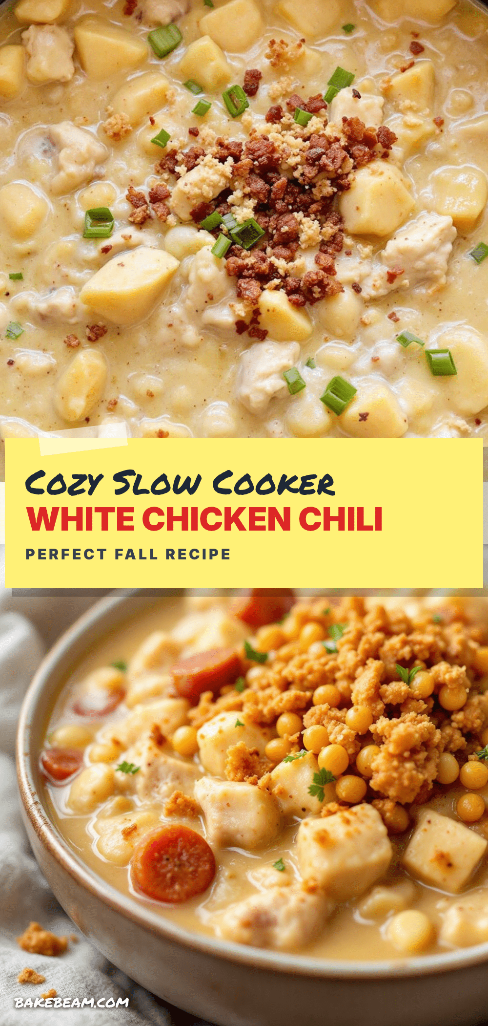 slow cooker white chicken chili recipe