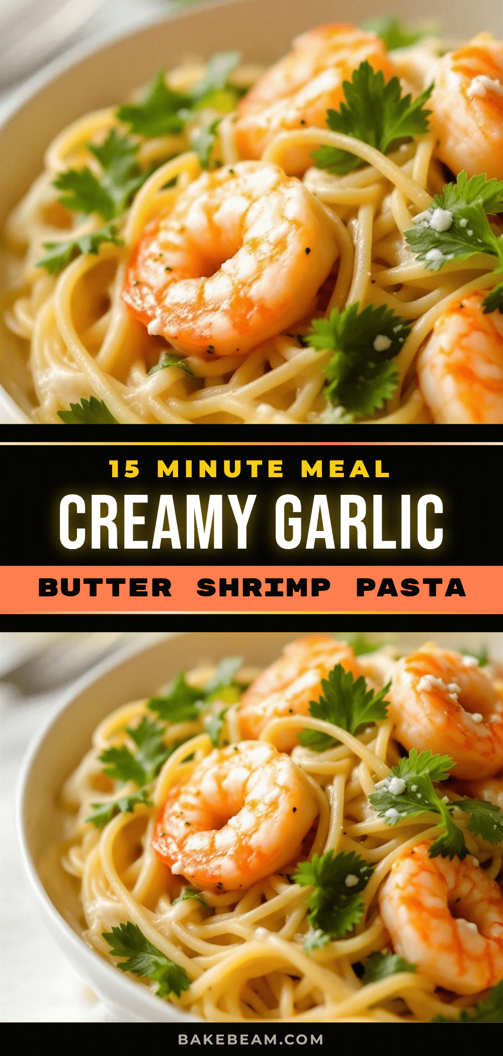 creamy garlic butter shrimp pasta recipe