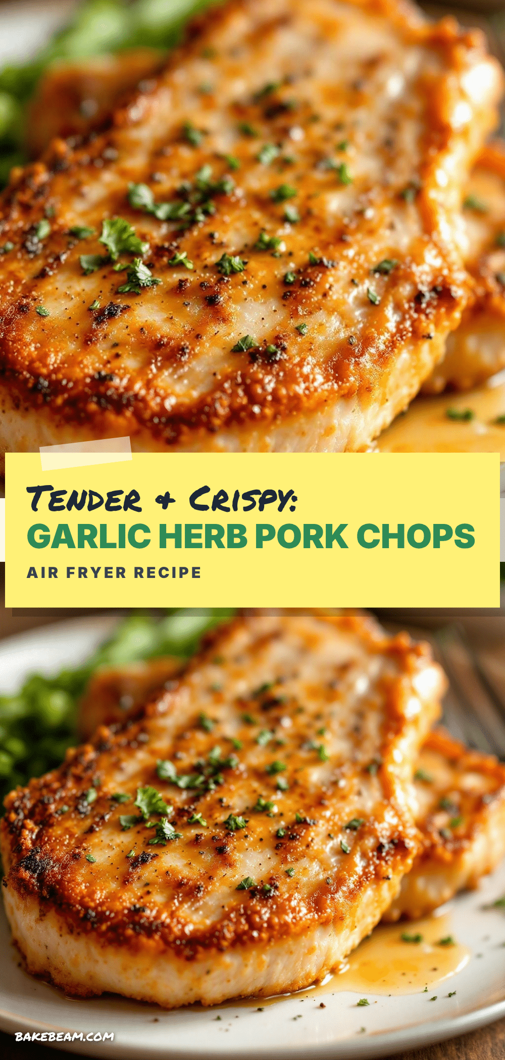 Crispy Air Fryer Pork Chops recipe