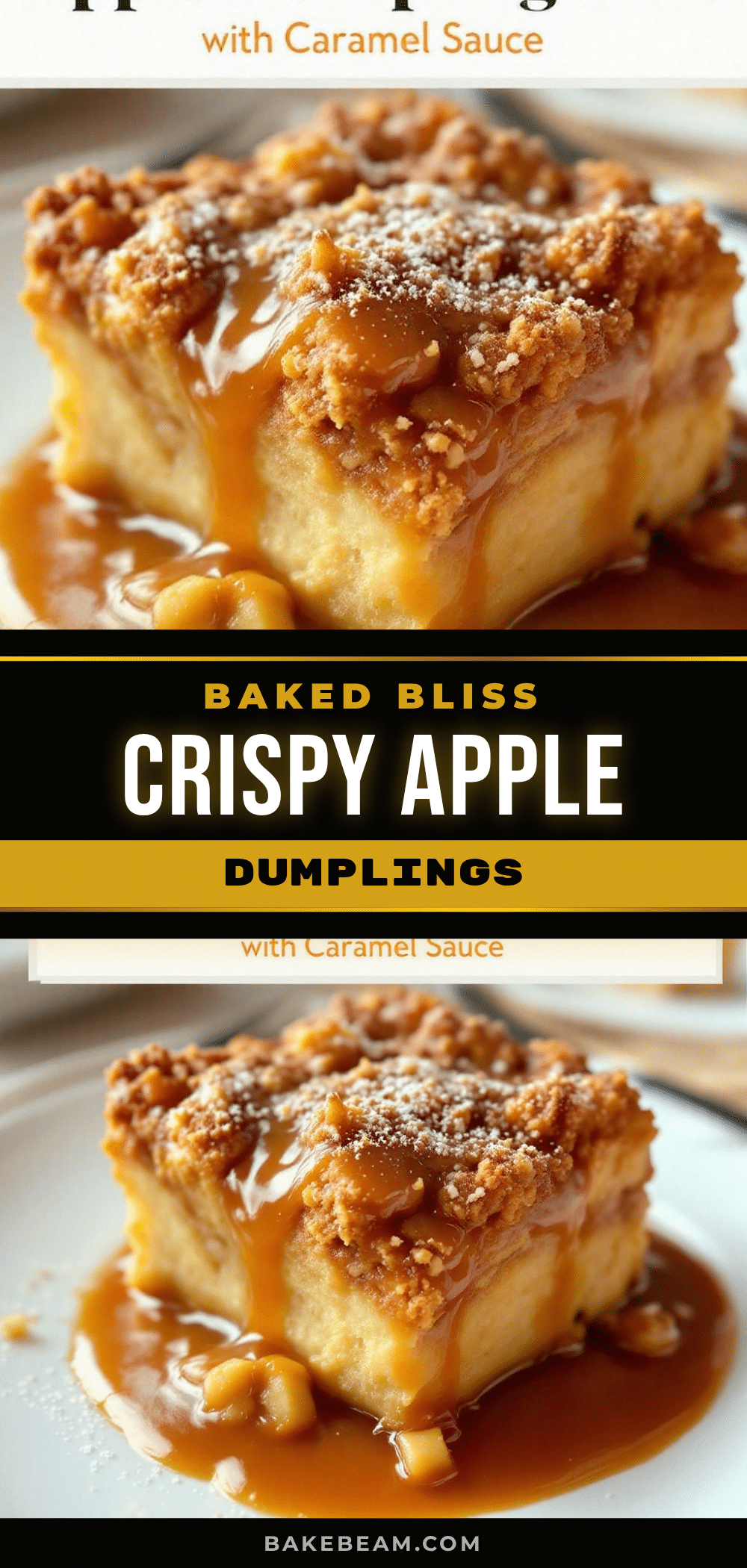 crispy apple dumplings recipe