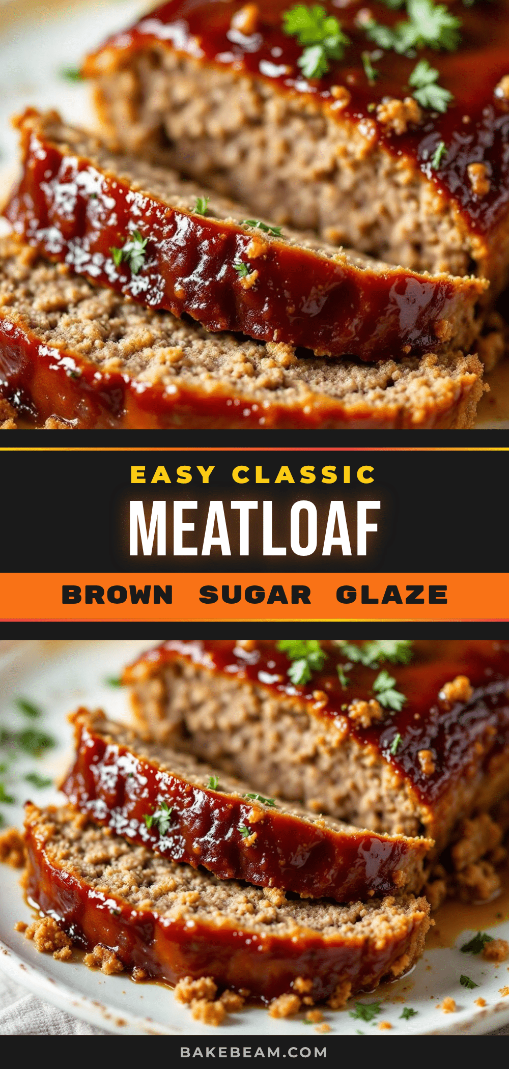 easy classic meatloaf with brown sugar glaze recipe