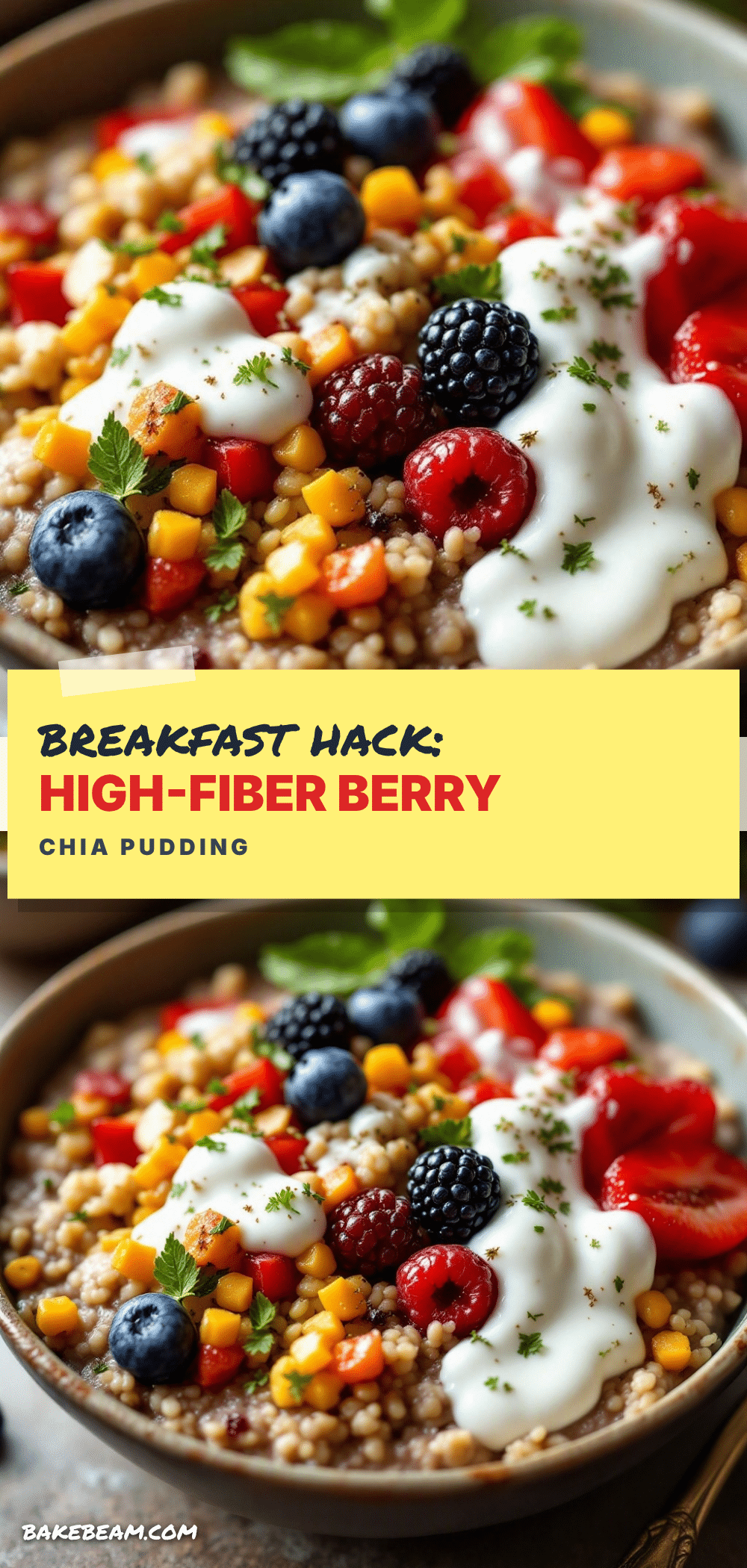 healthy high-fiber overnight chia pudding recipe