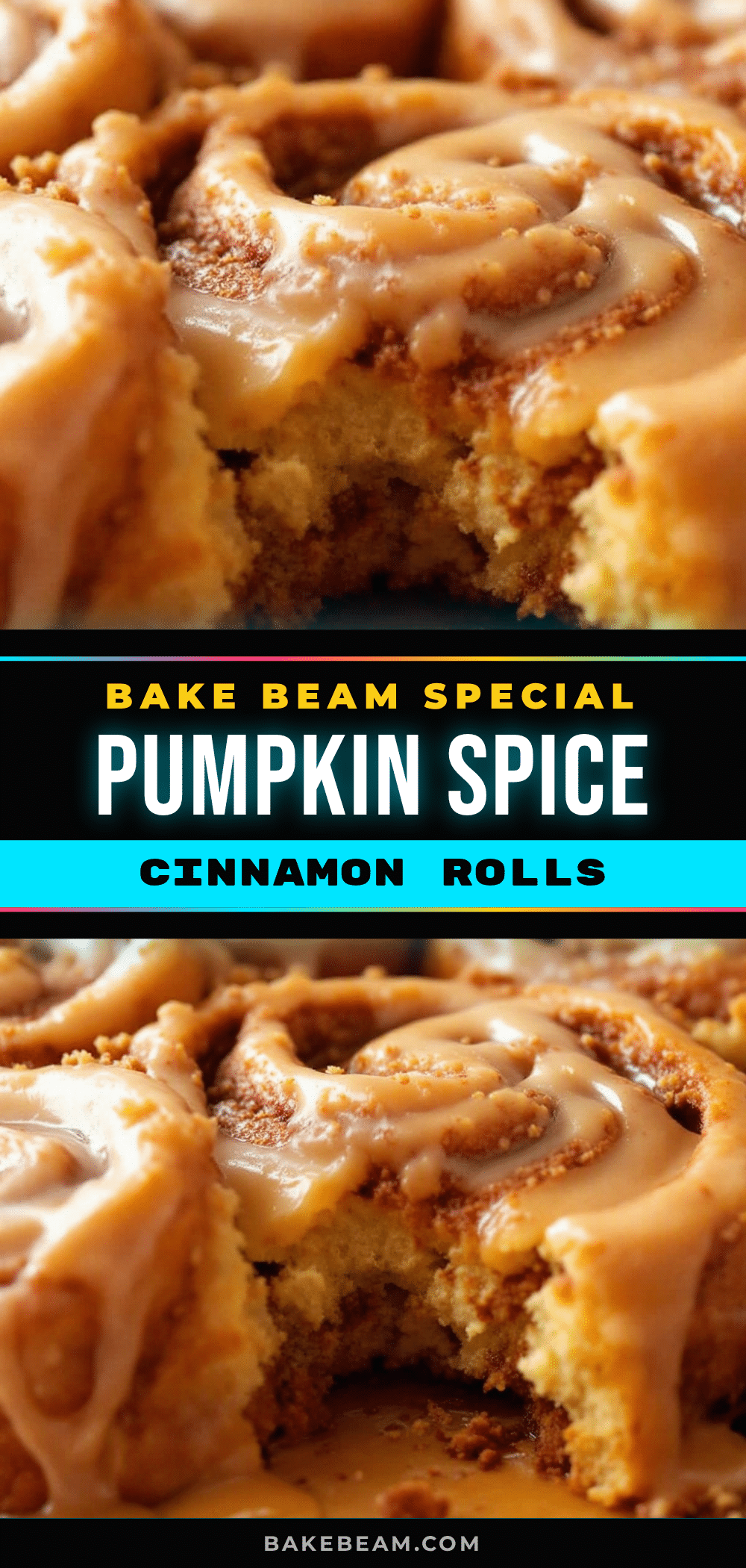 pumpkin spice cinnamon rolls recipe