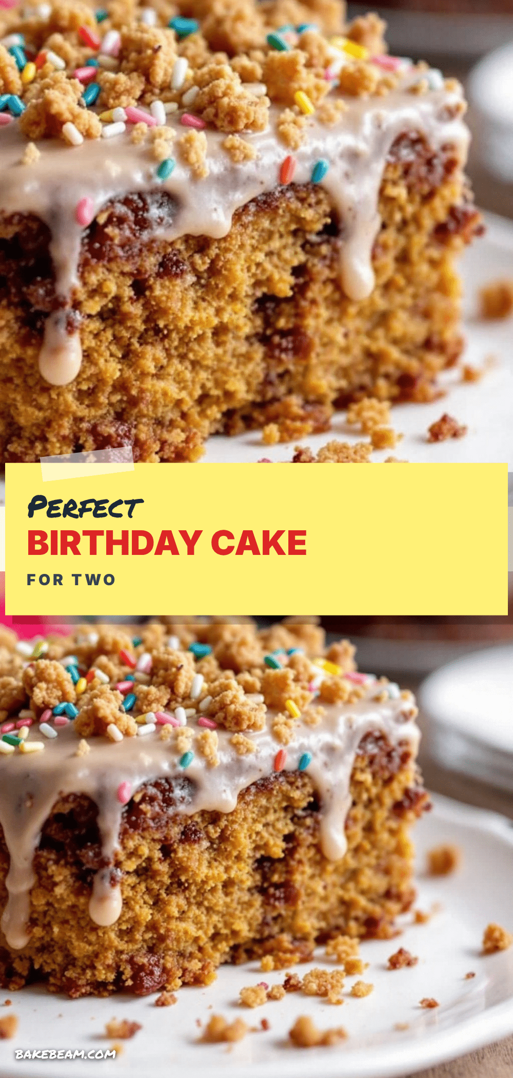 small batch birthday cake for two recipe